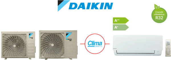 DAIKIN SENSIRA Plus - Jednostka Naścienna FTXC-B + RXC-B